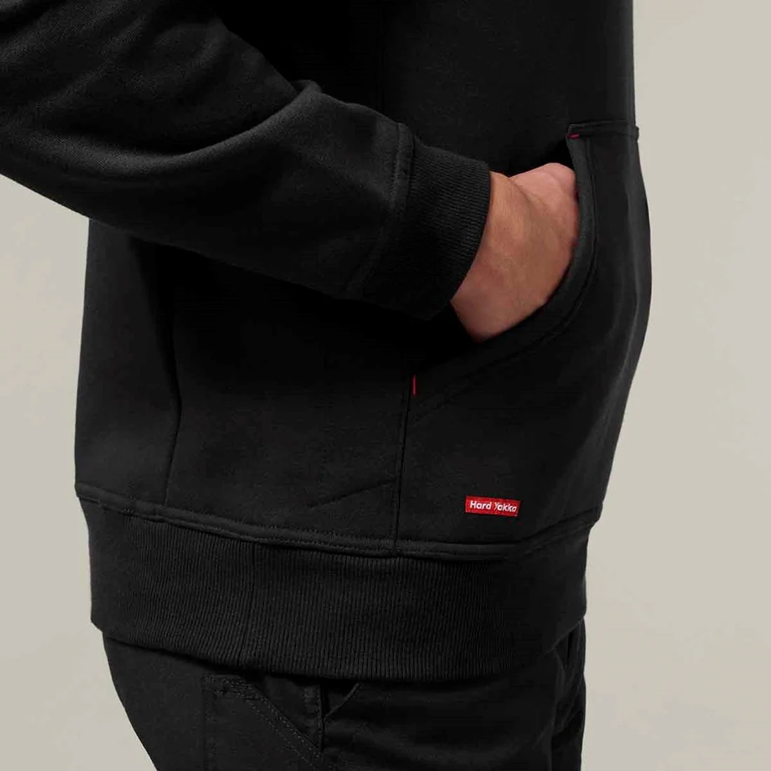 Men's Brushed Fleece Hoodie - Image 5
