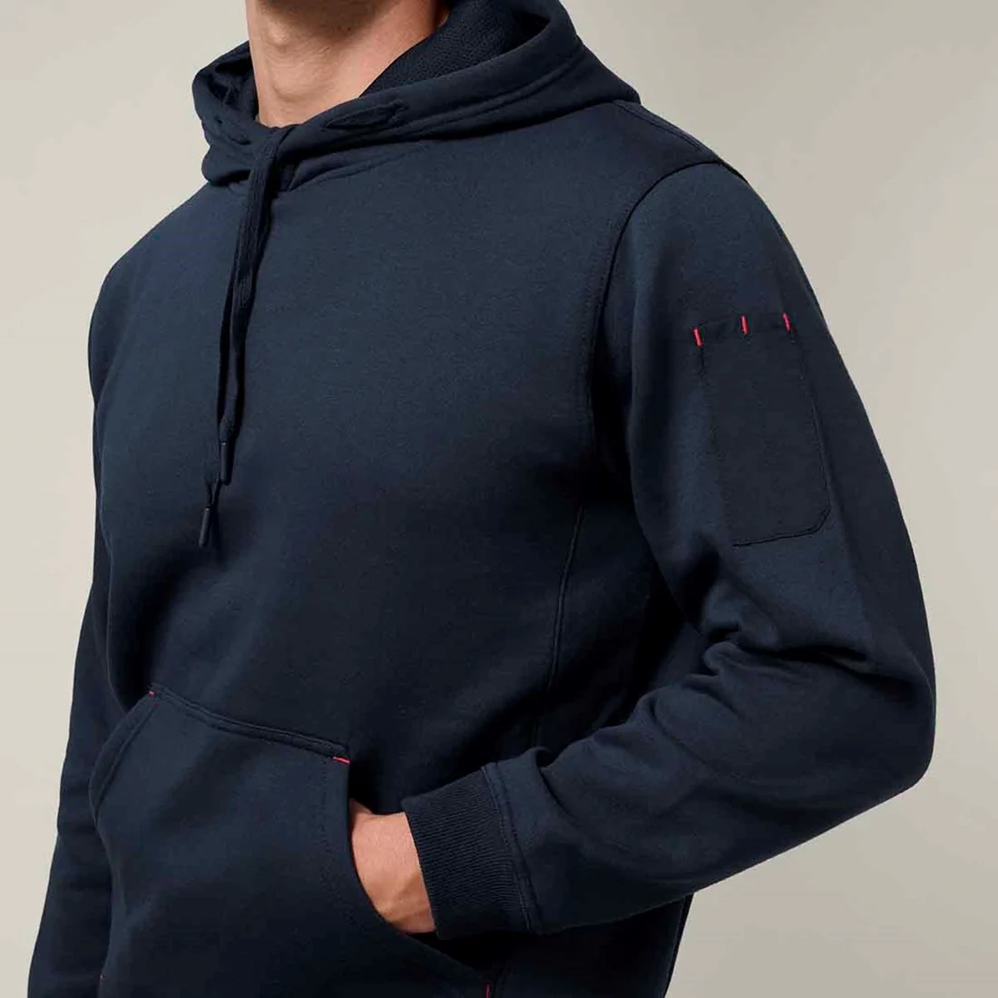 Men's Brushed Fleece Hoodie - Image 4