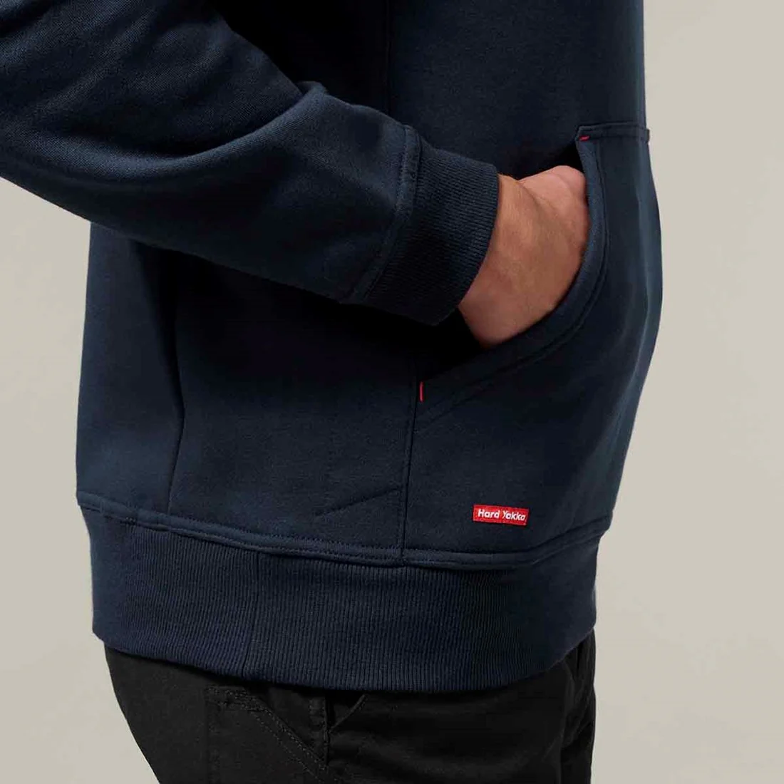 Men's Brushed Fleece Hoodie - Image 5