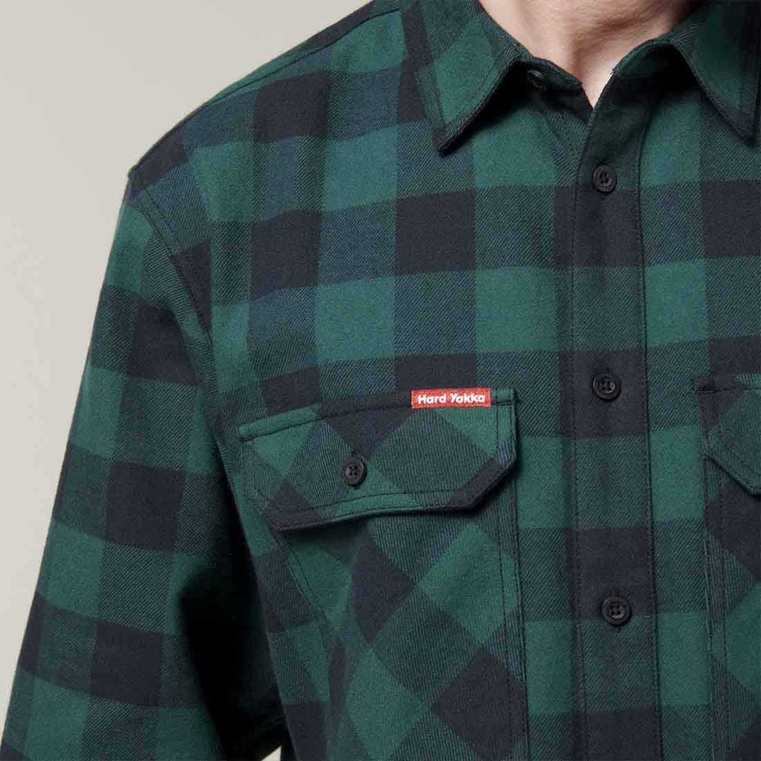 Men's Check Flannel Shirt - Image 4