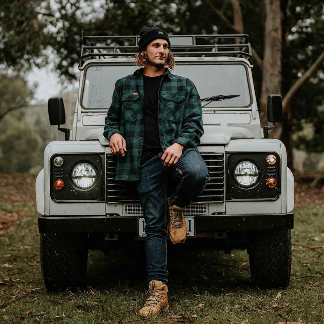 Men's Check Flannel Shirt - Image 7