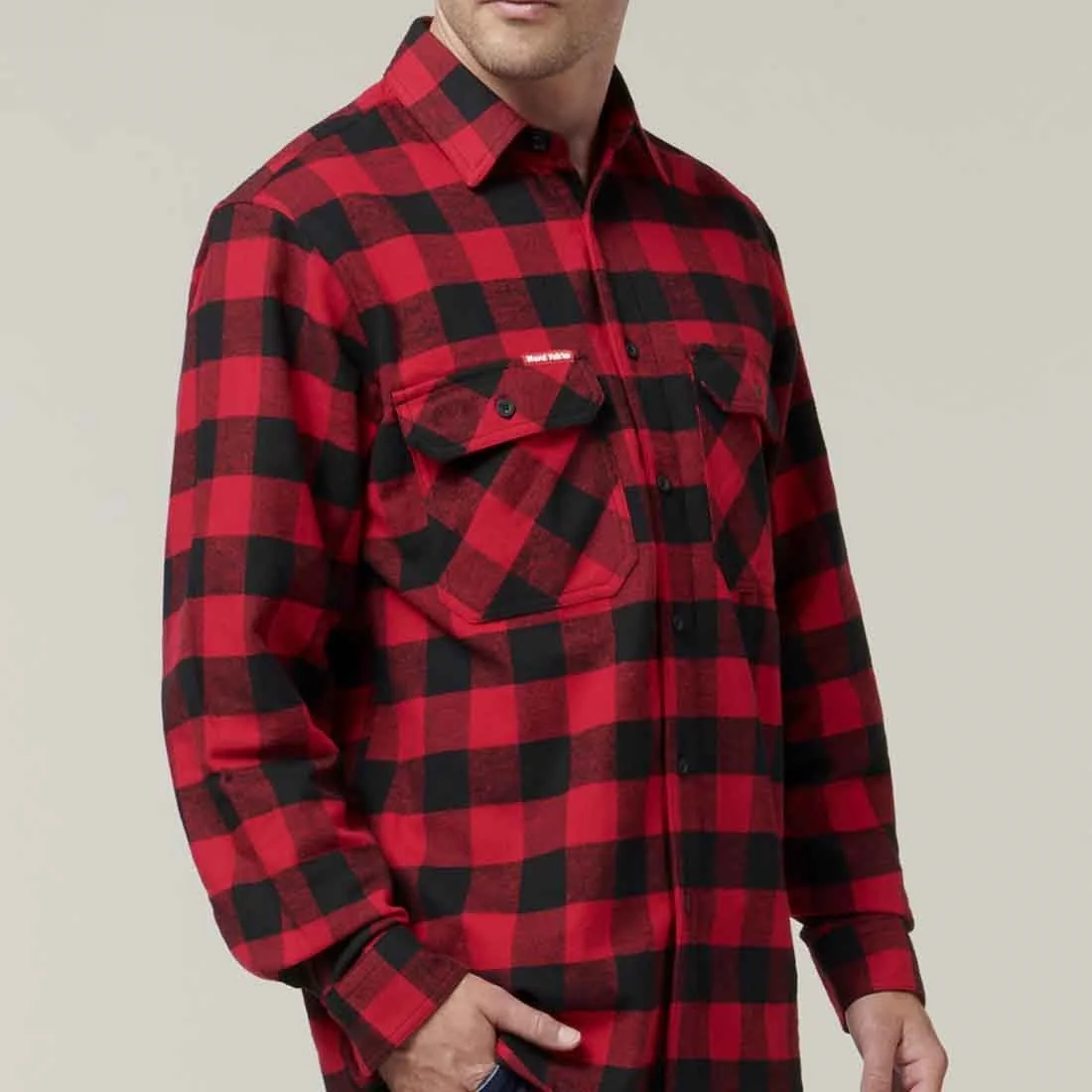 Men's Check Flannel Shirt - Image 5