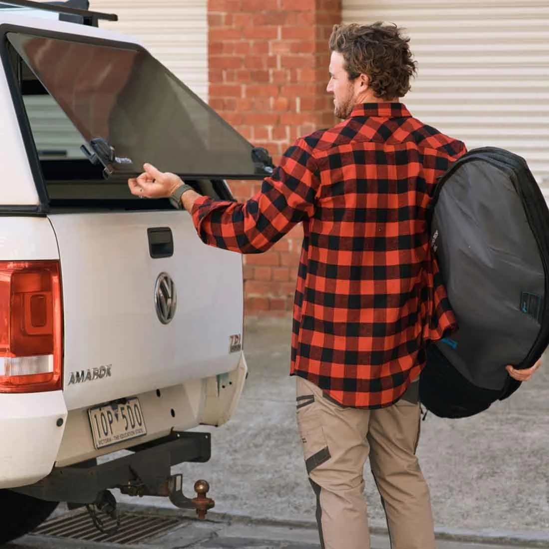 Men's Check Flannel Shirt - Image 9