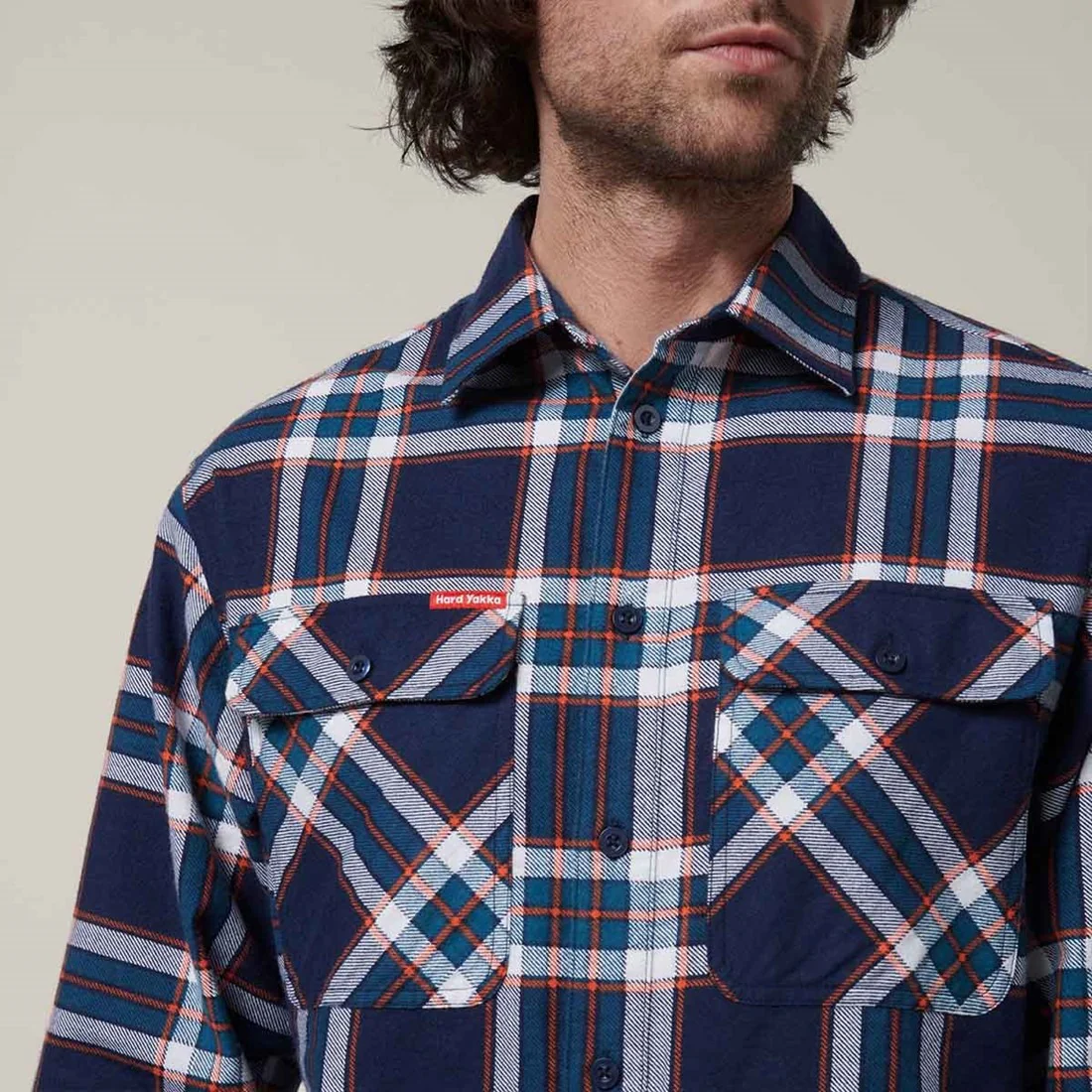 Men's Lightweight Check Flannel Shirt - Image 5