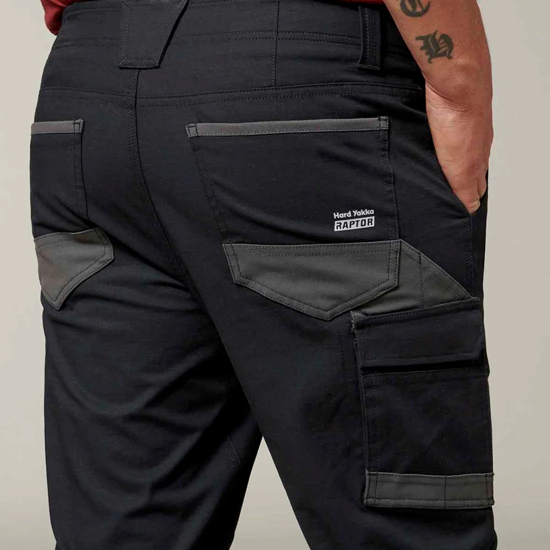 Men's Raptor Active Cuffed Work Trousers - Image 6