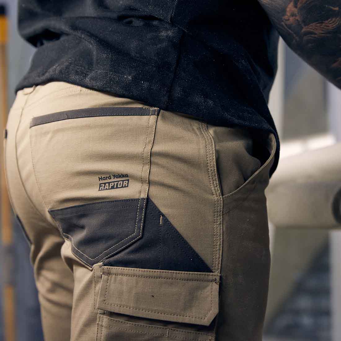 Men's Raptor Active Cuffed Work Trousers - Image 11