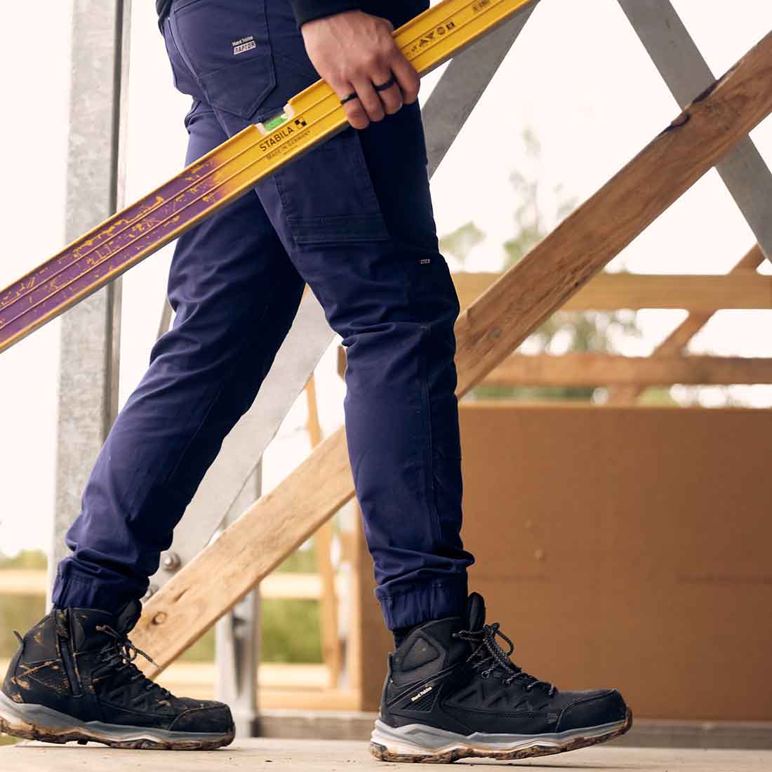 Men's Raptor Active Cuffed Work Trousers - Image 10