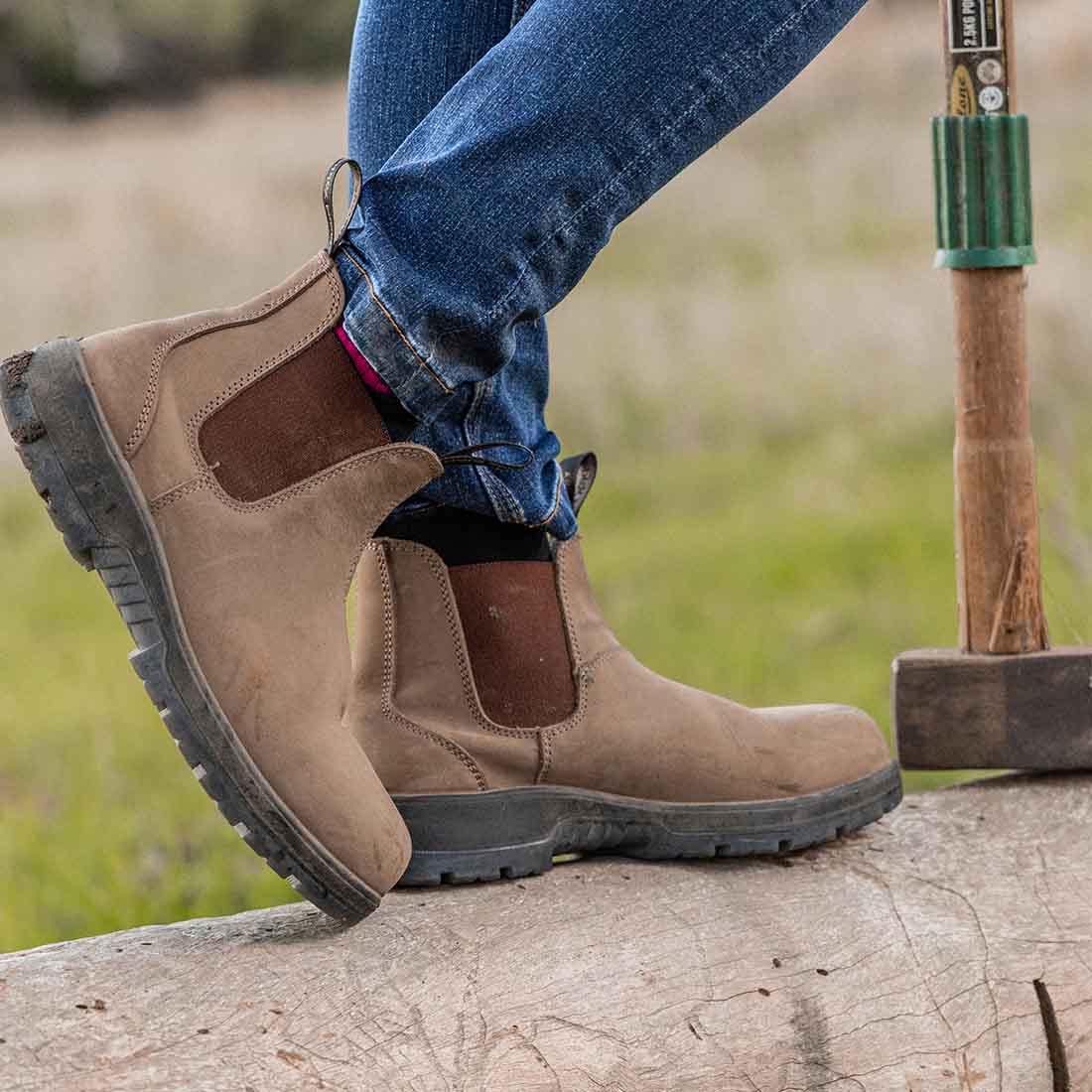 Unisex Outback Steel Toe Dealer Boots - Image 4