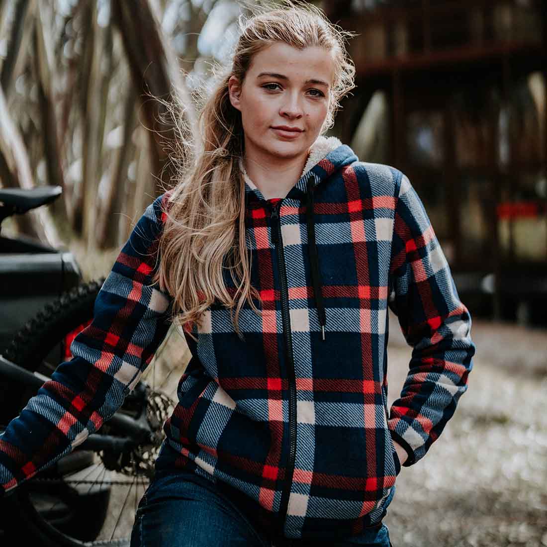 Women's Check Zoodie - Image 12