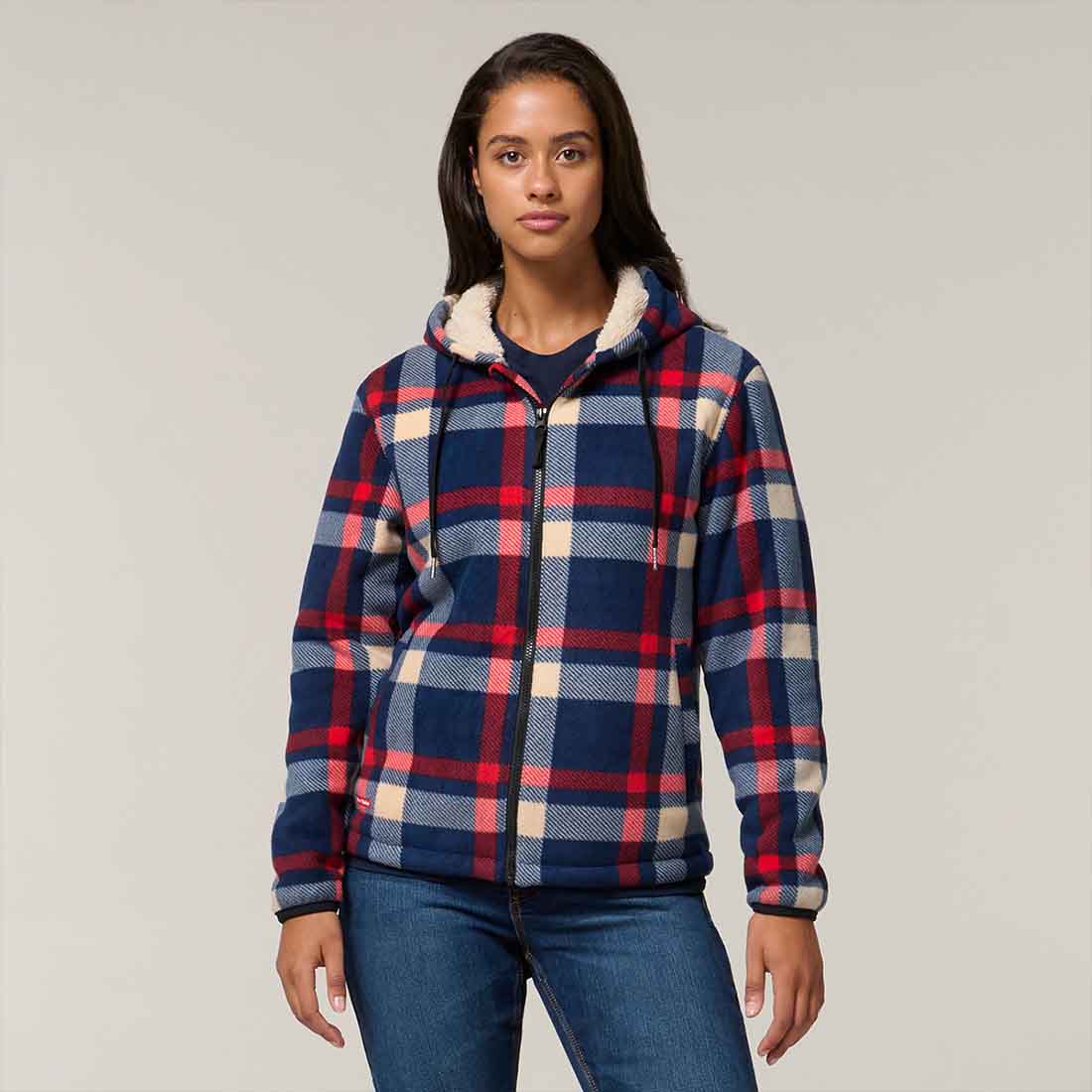 Women's Check Zoodie - Image 3
