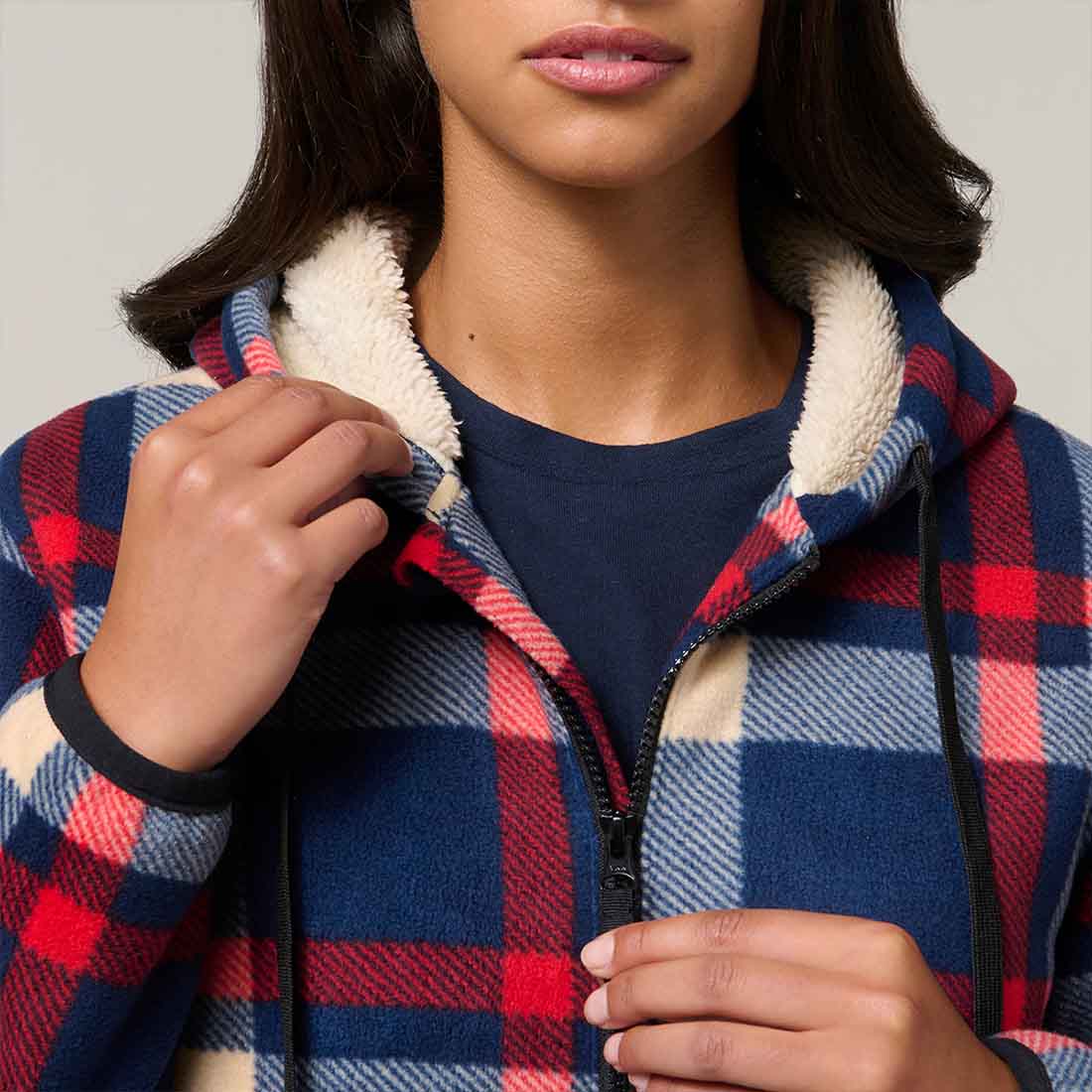 Women's Check Zoodie - Image 8